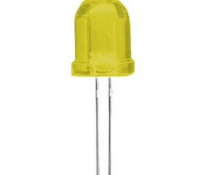 10mm LED Diffused Yellow