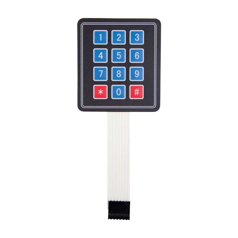 4*3 Membrane Switch Matrix Keypad