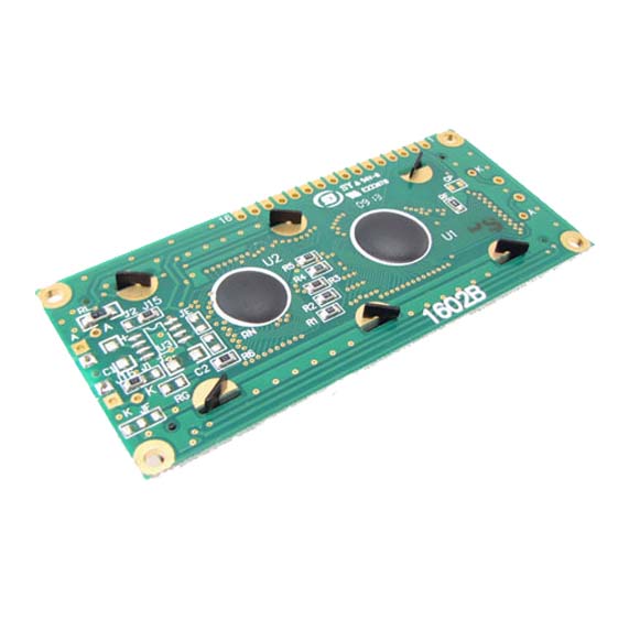 16x02 LCD Display Module Blue Screen view 2