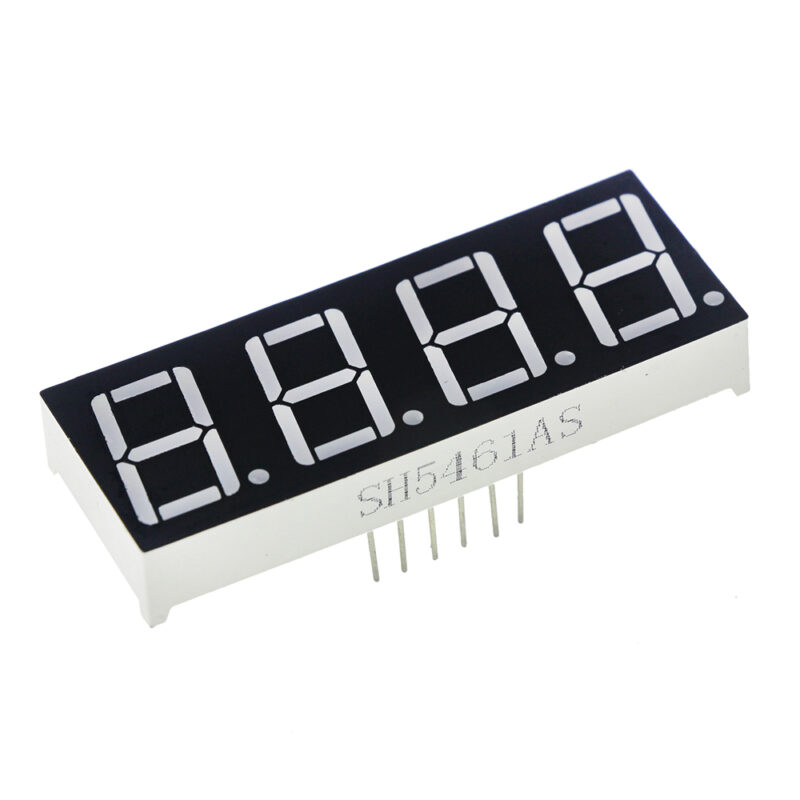 0.56″ LED 4-Digit Tube 7 segment Display Time Clock - STS