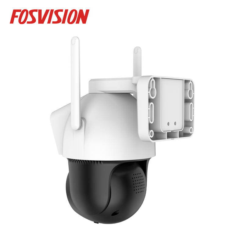 FOSVISION Dual Lens WiFi PT Camera Smart Full Color Night Vision IP66 Waterproof Two-way Audio Human Tracking view 2