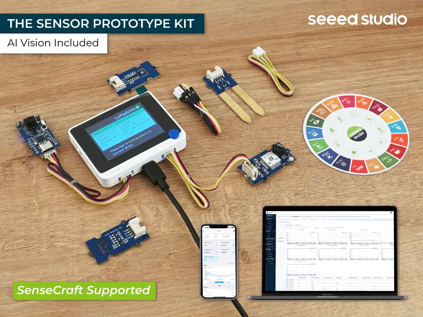 SenseCAP K1100 - The Sensor Prototype Kit with LoRa and AI - STS Arduino