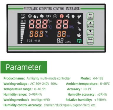 XM-18S Egg Incubator Controller Full Automatic Control view 5