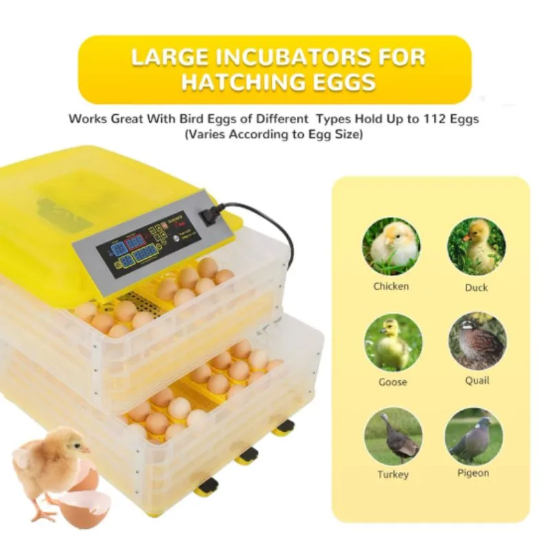 112-Egg Incubator Full Automatic - STS Arduino