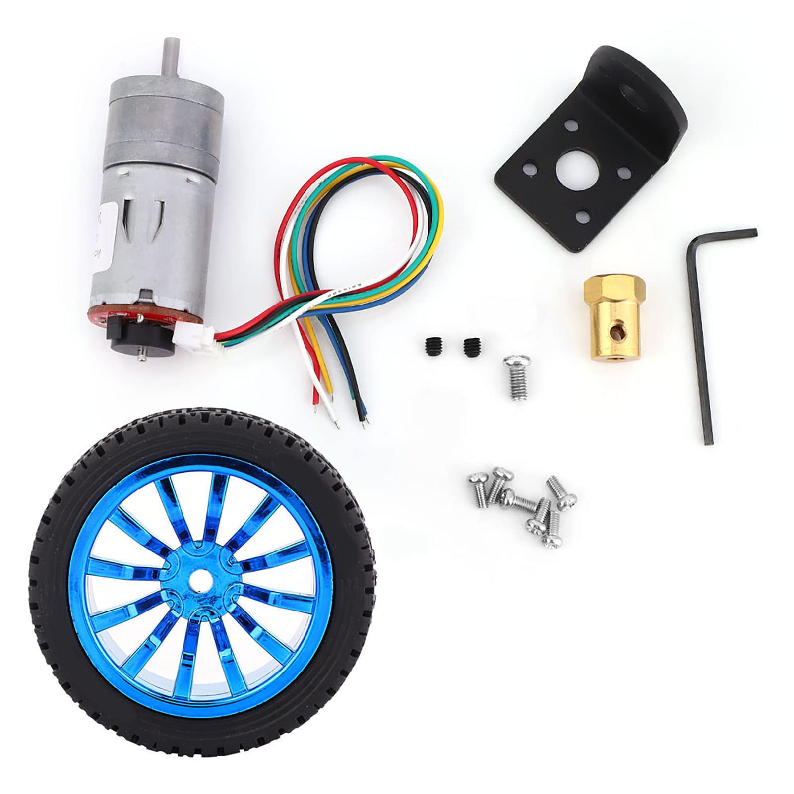 Wheel Hub Robot Mode 12V JGA25-370B DC Geared Motor - STS
