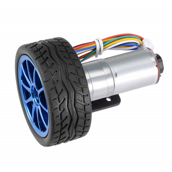 Wheel Hub Robot Mode 12V JGA25-370B DC Geared Motor view 2
