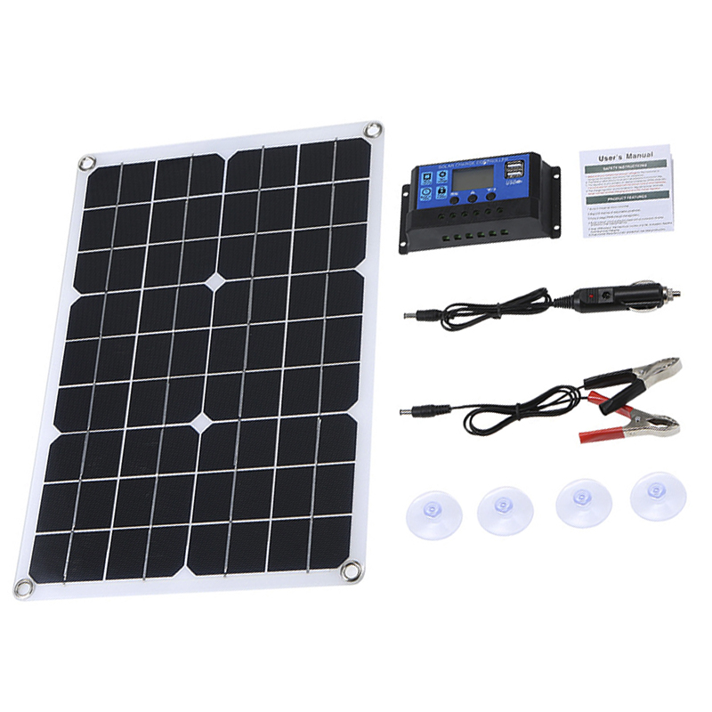 100w Solar Generator Panel 12V DC with 100A Controller - STS Electronic Components Kigali