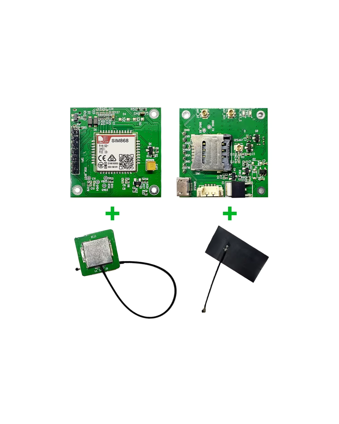 SIM868 Development Board GSM GPRS GNSS SIMCOM Module SIM868 Core Board breakout kit with FPC + GPS antenna - STS Electronic Components Kigali