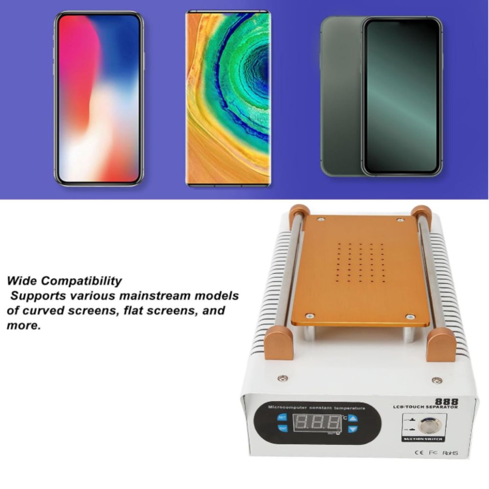 7-inch LCD Screen Separator Machine for the broken or cracked glass from mobile phone LCD screens view 4