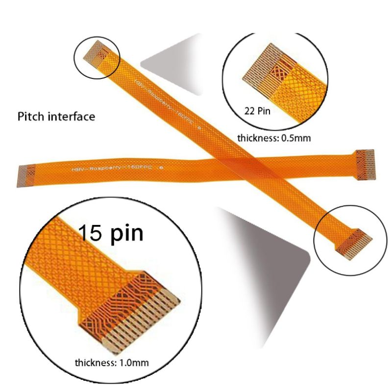 Raspberry Pi Camera 15-Pin 15cm Cable for raspberry pi 5 view 3
