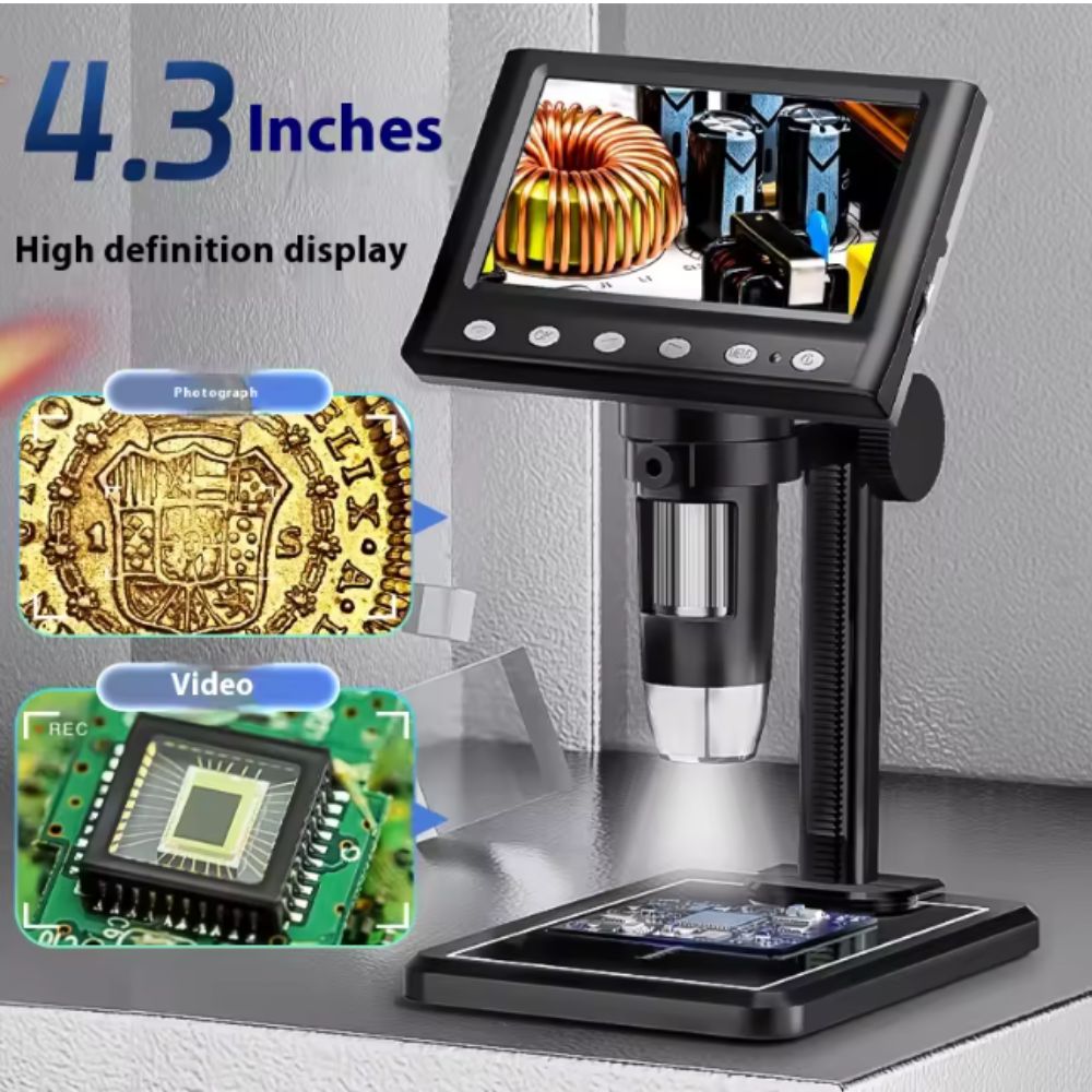4.3-inch mobile phone repair industrial digital microscope view 2