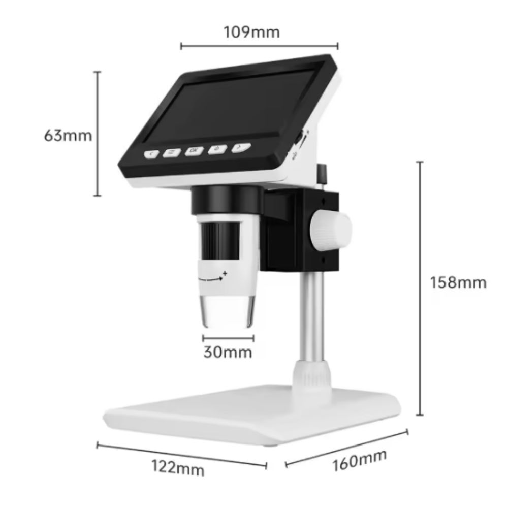 4.3 inch LCD Digital Microscope 1080p, 50-1000× view 2