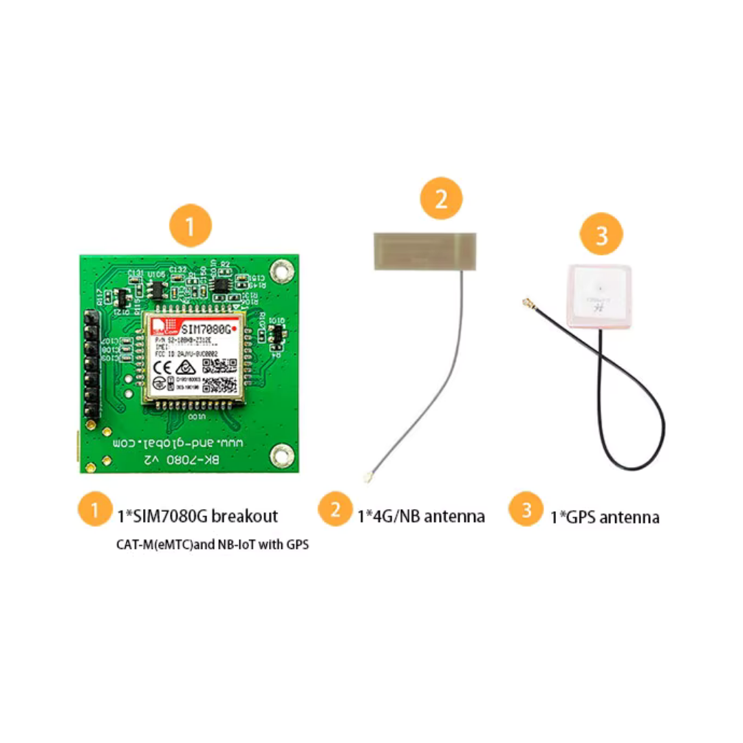SIM7080G LTE-M/NB-IoT Cellular IoT Development Board – 4G Low-Power Module with GNSS - STS Electronic Components Kigali