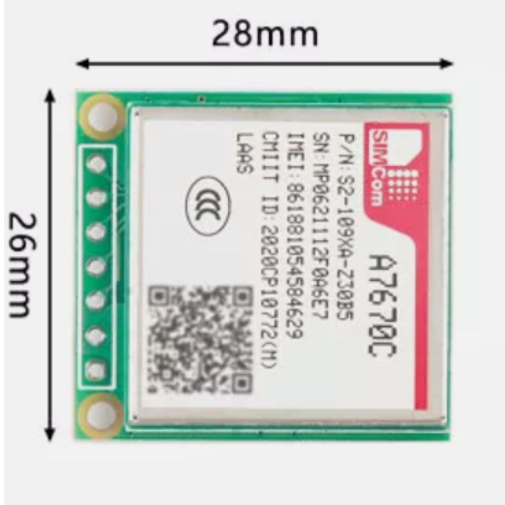A7670C 4G CAT.1 Full Netcom GSM LTE+GSM STM32 Soutines( FS-MCore) view 2