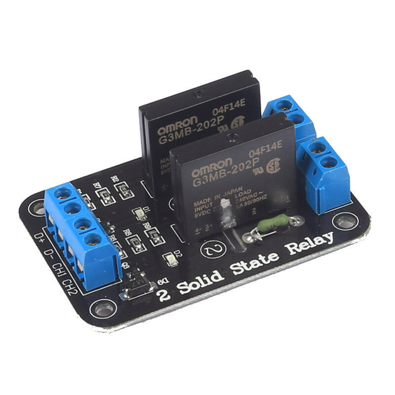 2 Channel SSR G3MB-202P Solid State Relay Module