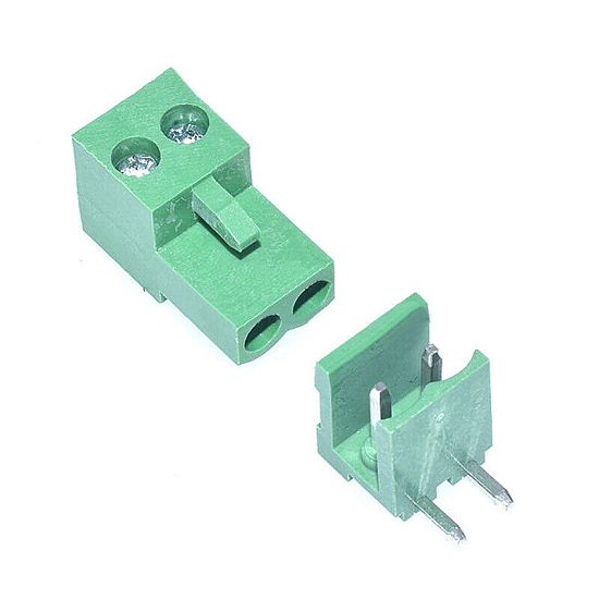 HT3.96mm 2P Straight/Bent Pin Terminal Block