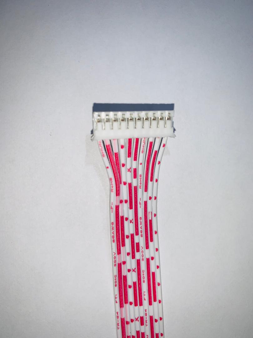 10pins PH2.0 Red-White 20cm Double Head Electronic Connecting Wire