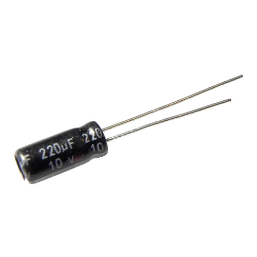 220?F/10V Capacitor