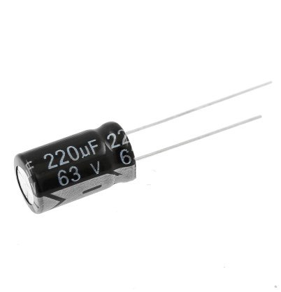 220UF/63V Electrolytic capacitor