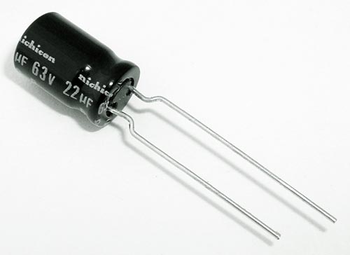 22UF/63V Electrolytic capacitor