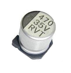 SMD aluminum electrolytic capacitor 470uF