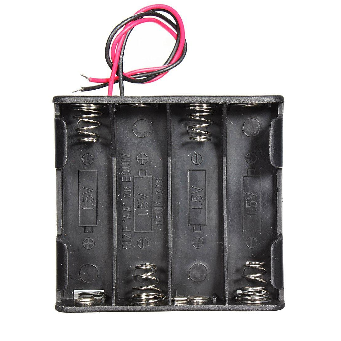 4 x AA Battery Holder Box, Without Cover