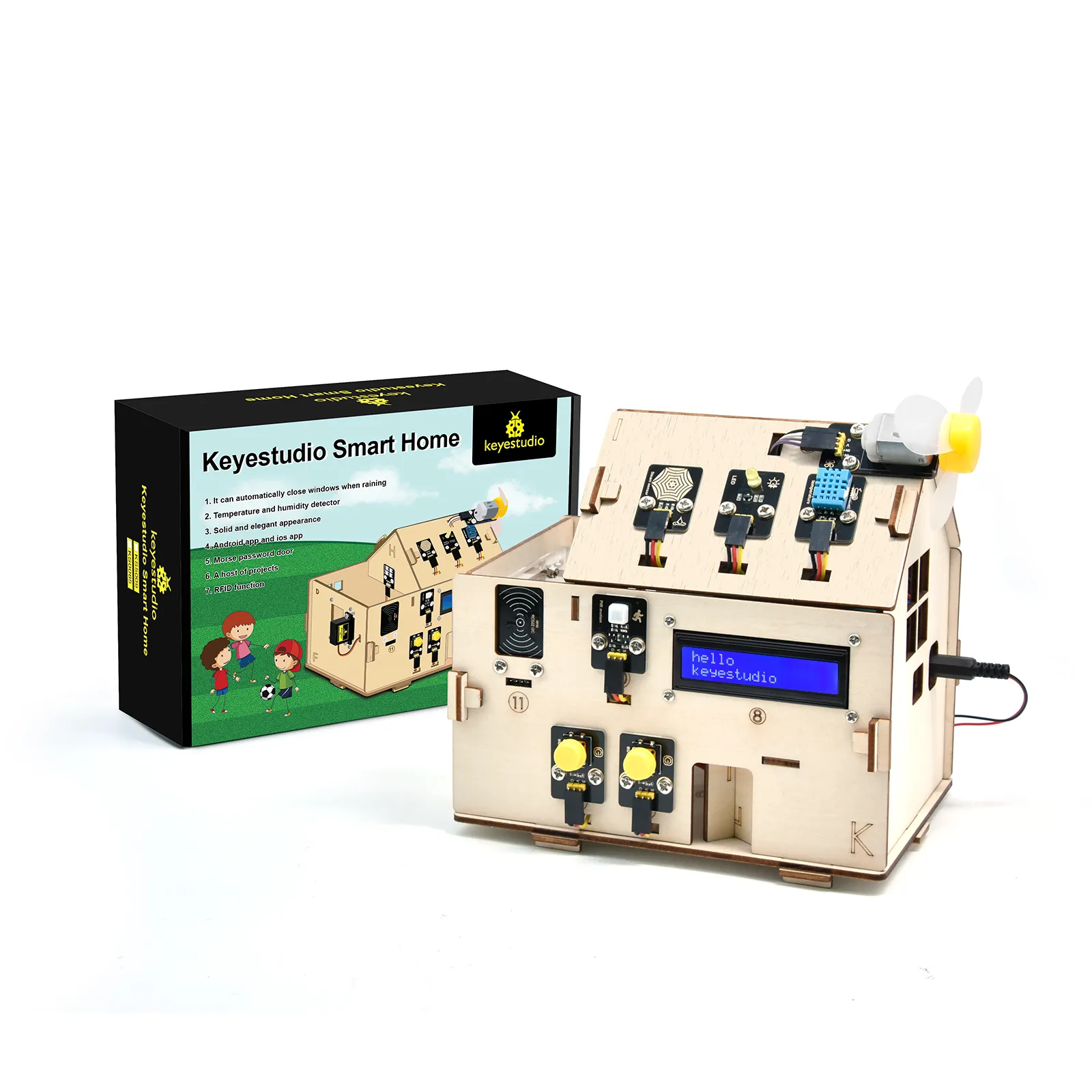 keyestudio IOT Smart Home ESP32 Starter KitDIY STEM Education view 5