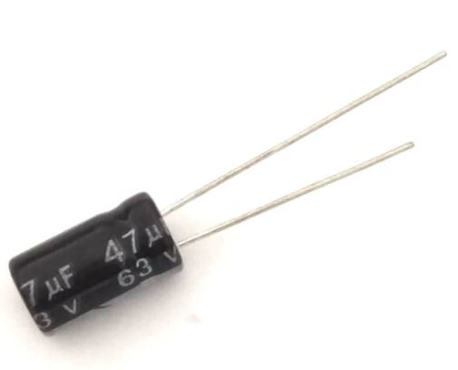 47UF/63V Electrolytic capacitor