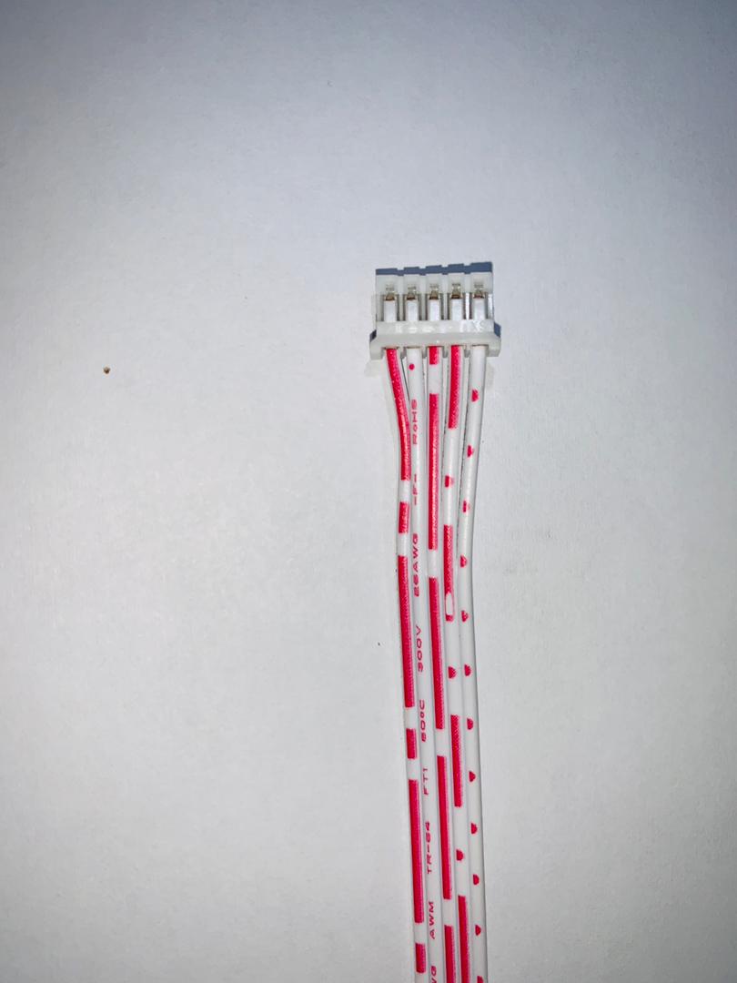 5pins PH2.0 Red-White 20cm Double Head Electronic Connecting Wire