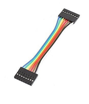 Pitch 8 Pin Female to Female Breadboard Jumper Wire 10cm