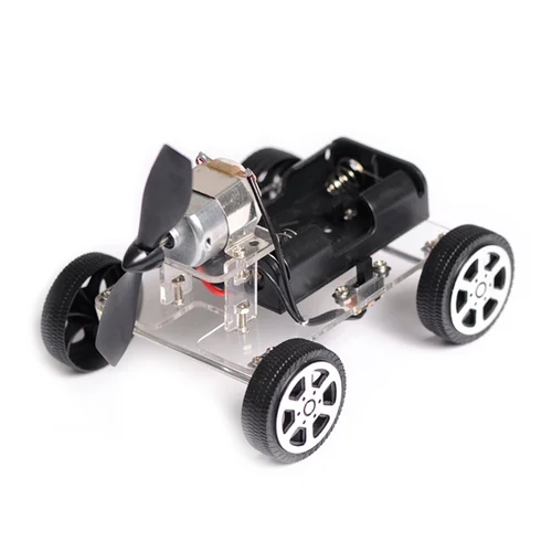 130 Brush Motor Mini Wind Educational Toy DIY Car Motor Robot view 2