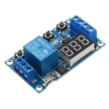 DC 12V Dual LED Digital Timer Delay Relay Module