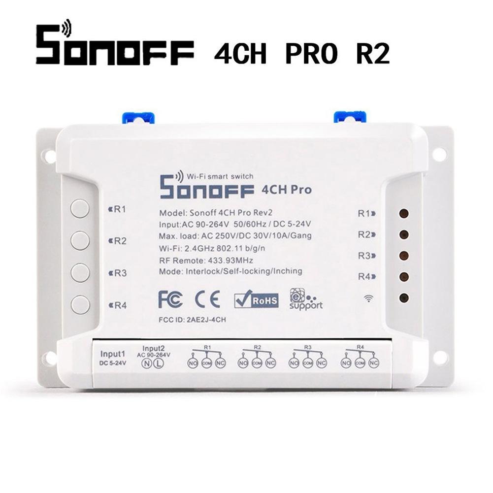 Sonoff 4CH PRO R3 4 Gang Smart WIFI Switch Control Timer DIY view 2