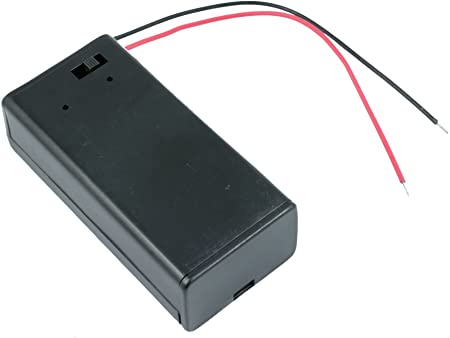 9v Battery Holder with ON/OFF Switch 9 Volt Box Pack Power Toggle view 2