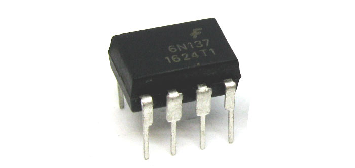 6N137 8-Pin DIP FSC ISOLATOR 2.5KVRMS 1CH OPEN