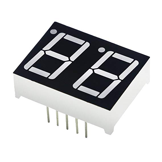 0.56 &quot; Red Light 2 Digits Common Anode LED