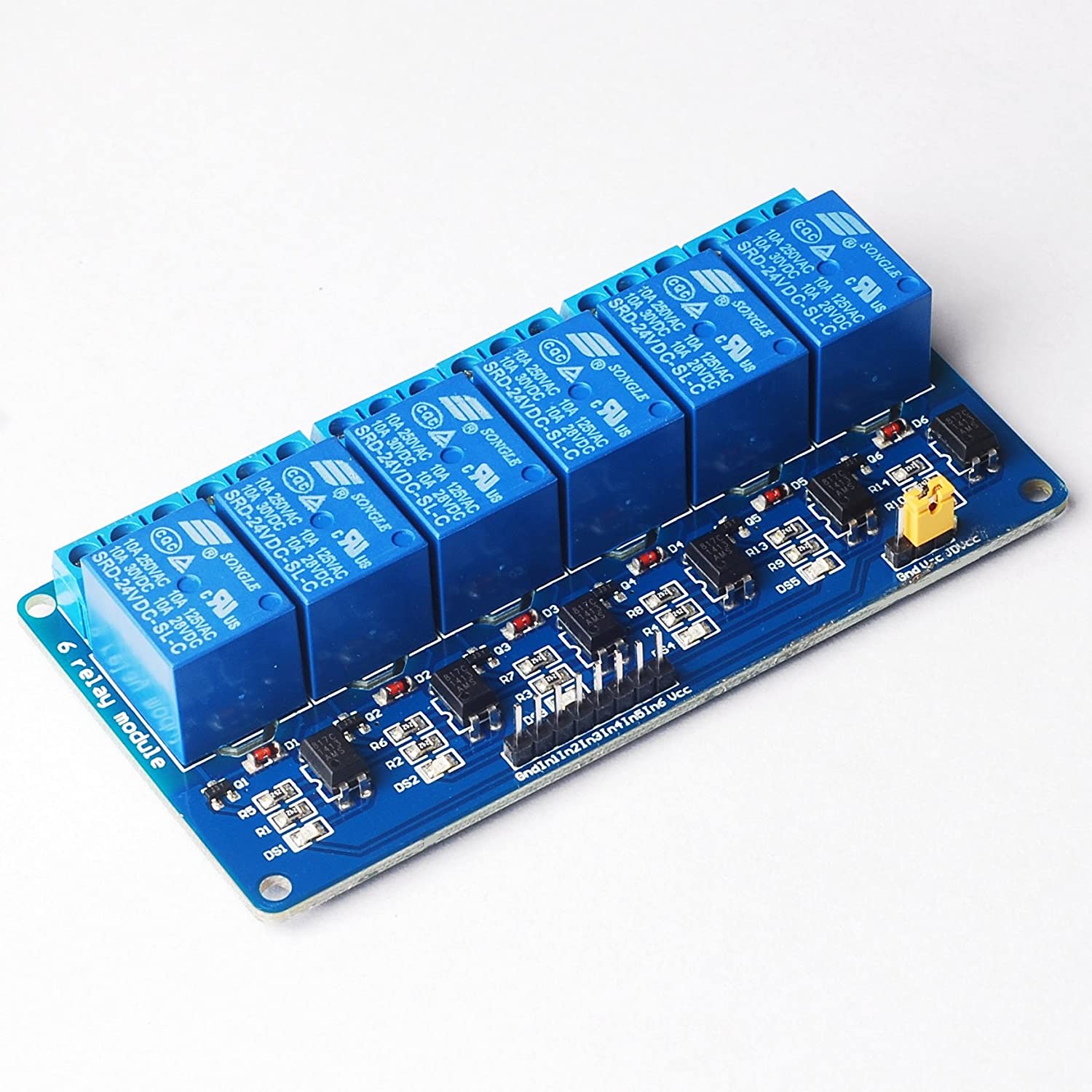 6 Channel Relay Module view 2
