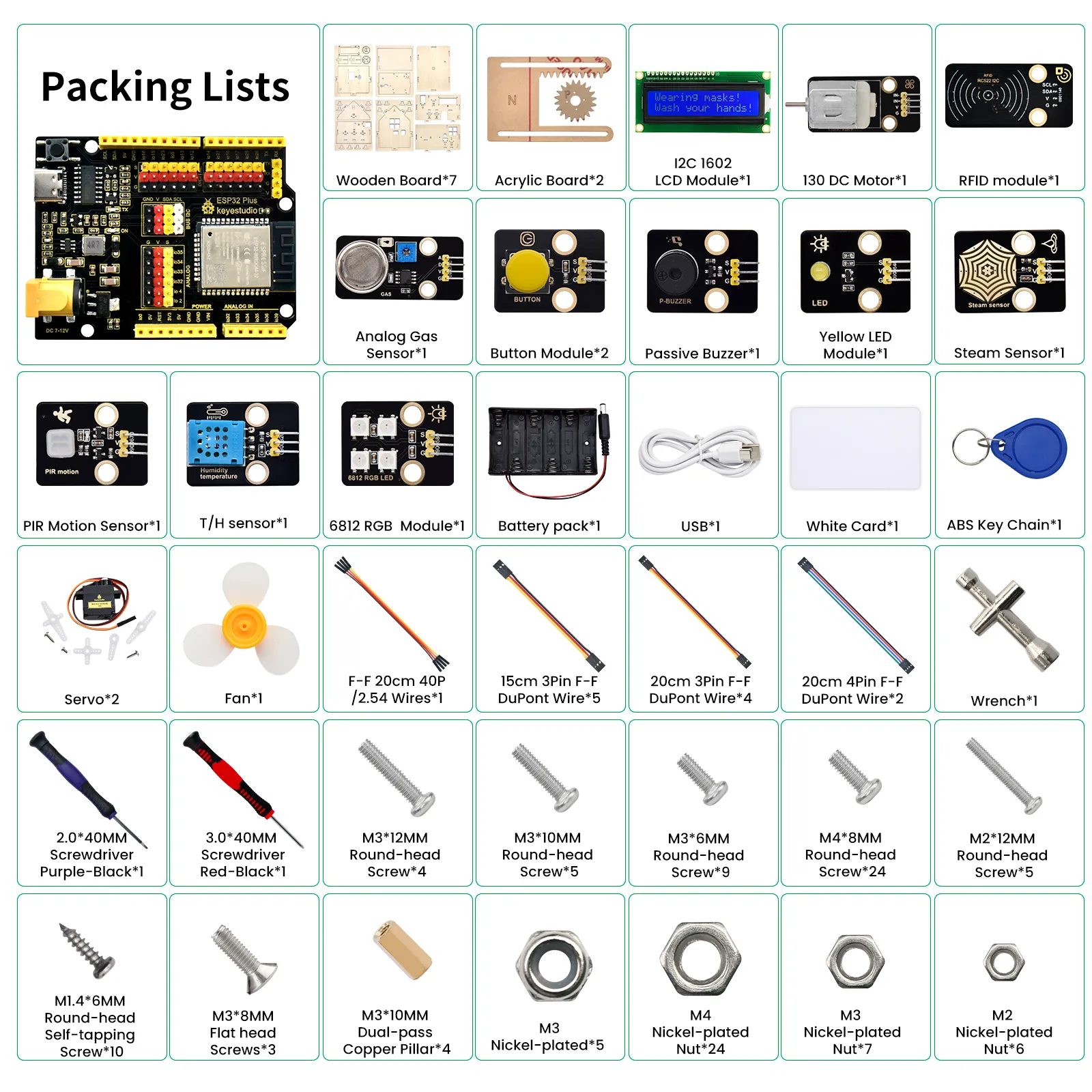 keyestudio IOT Smart Home ESP32 Starter KitDIY STEM Education view 3