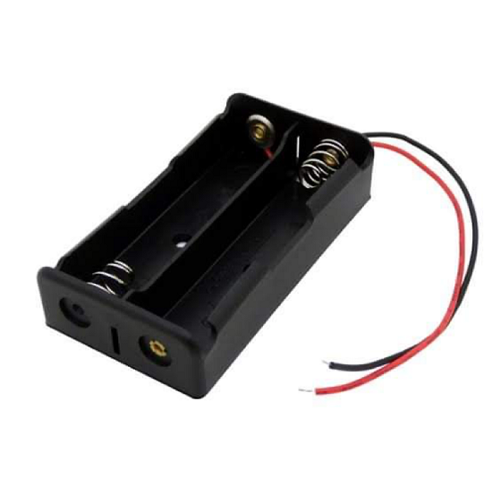 3.7V Battery Holder (Two Cell)