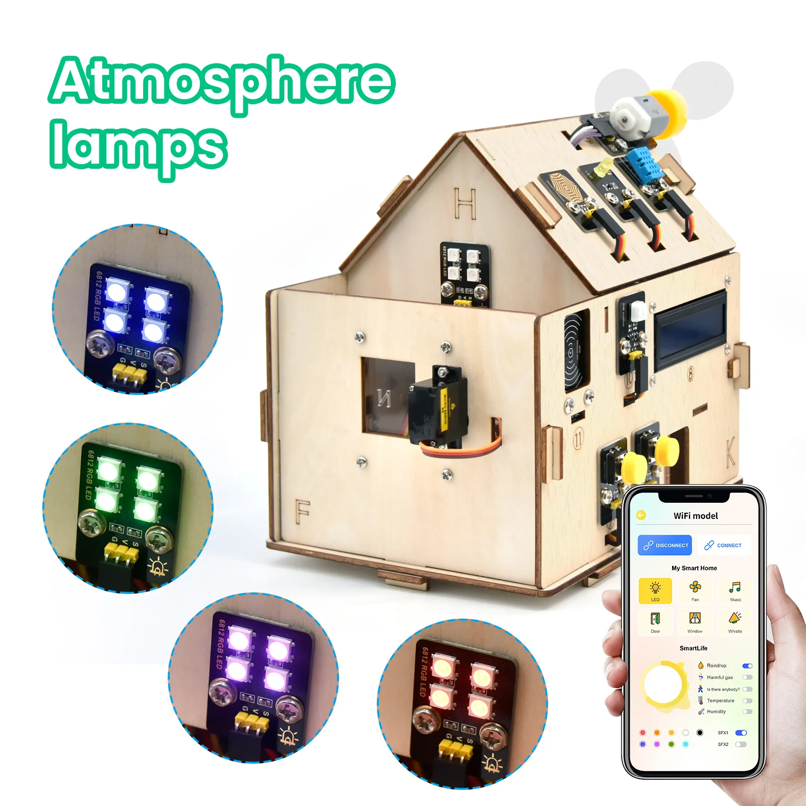 keyestudio IOT Smart Home ESP32 Starter KitDIY STEM Education view 4