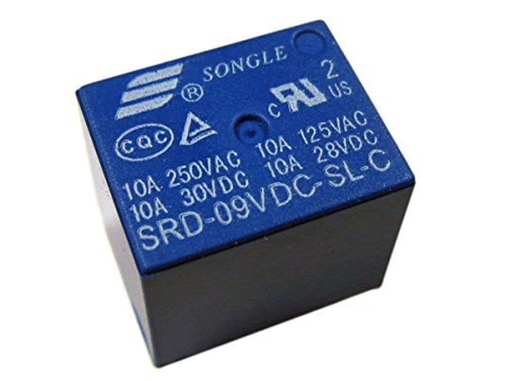 9V DC Power Relay SRD-09VDC-SL-C 5Pin PCB