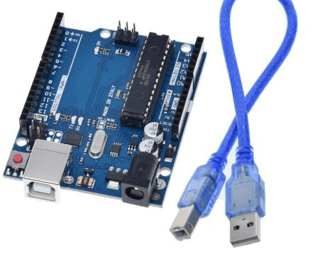 Arduino UNO R3 removable IC Chip with USB CABLE