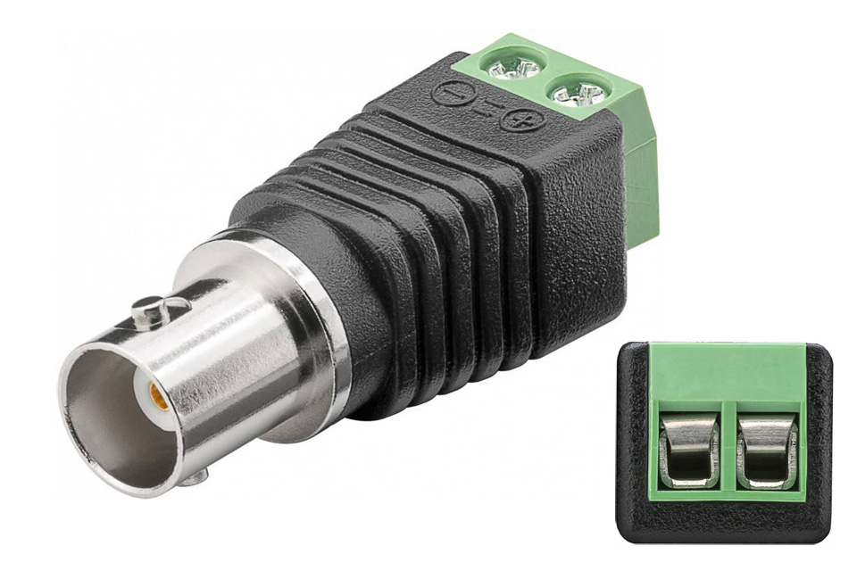 BNC Female Connector - Terminal block adapter view 2