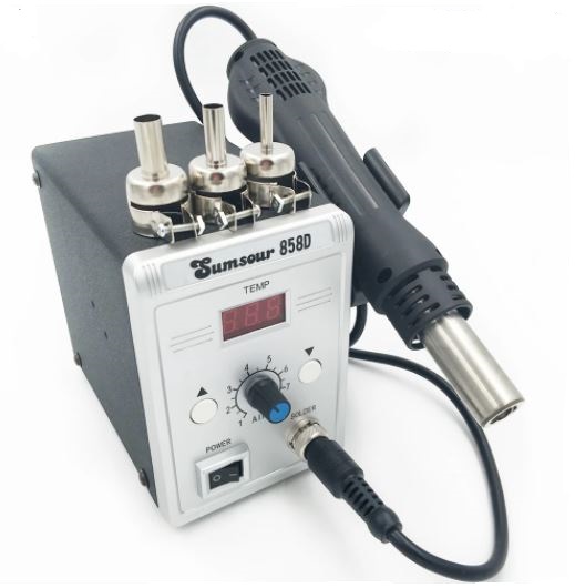858D Soldering Desoldering Station  220V / 110V 700W view 2