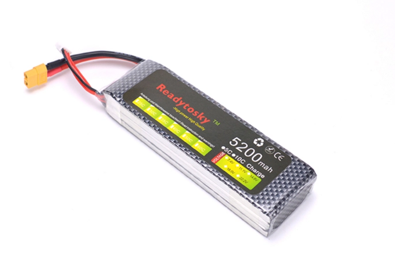 11.1V 5200mAh 3S 35C Lipo Battery XT60