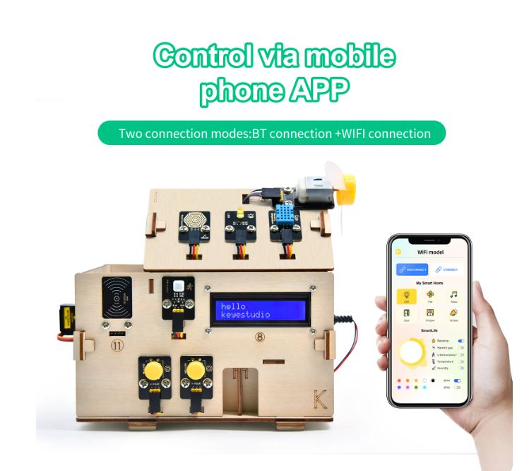 keyestudio IOT Smart Home ESP32 Starter KitDIY STEM Education view 2