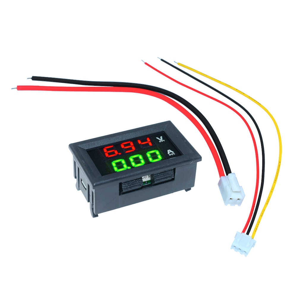 LED Digital Voltmeter Ammeter 0-100V 10A 50A 100A