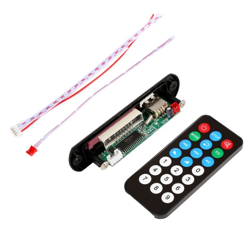 Micro USB Power Supply TF Radio DC 5V 12V MP3 Decoder Board 5V Audio player Module for Car Remote Music mp3 Speaker new view 2