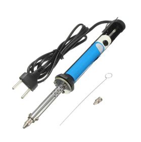 2 in 1 Electric Soldering Iron 30W 110/220V Electric Heating Iron Set 50hz Solder Suction Desoldering Vacuum Pump Soldering Tool