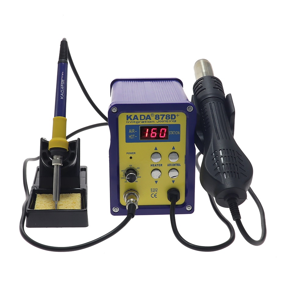 KADA 878D++ digital display desoldering station hot air Gun